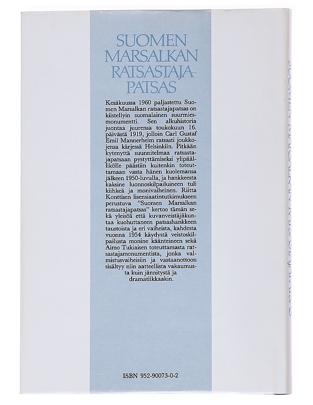 Suomen marsalkan ratsastajapatsas - Riitta Konttinen - Tietokirjat ja oppaat - 10105559204 - 1