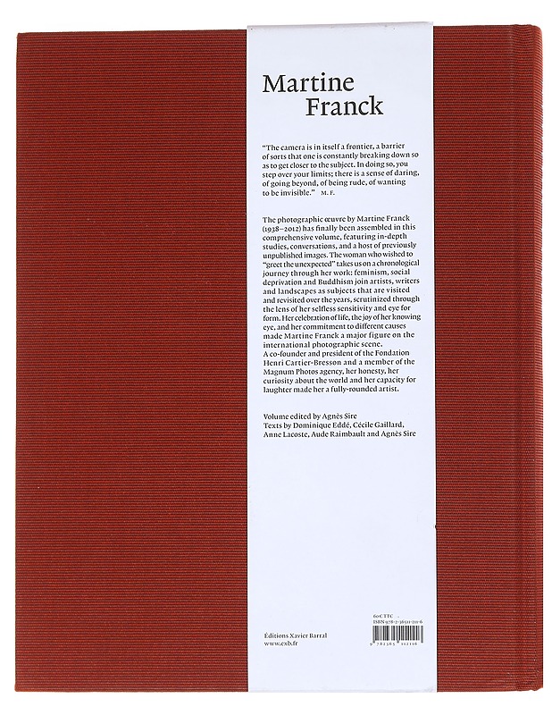 Martine Franck - Elämäkerrat ja muistelmat - 10105559206 - 1