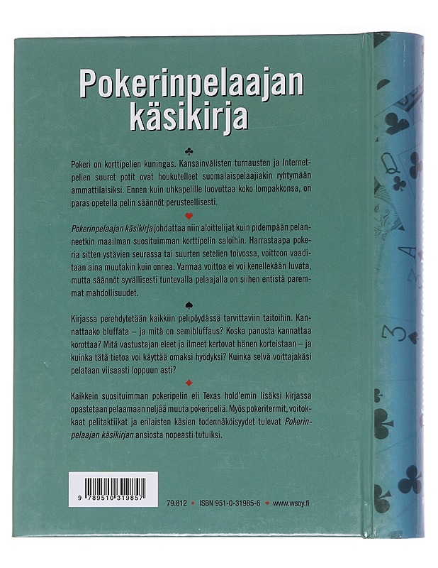 Pokerinpelaajan käsikirja - Krieger, Lou - Tietokirjat ja oppaat - 10105559214 - 1