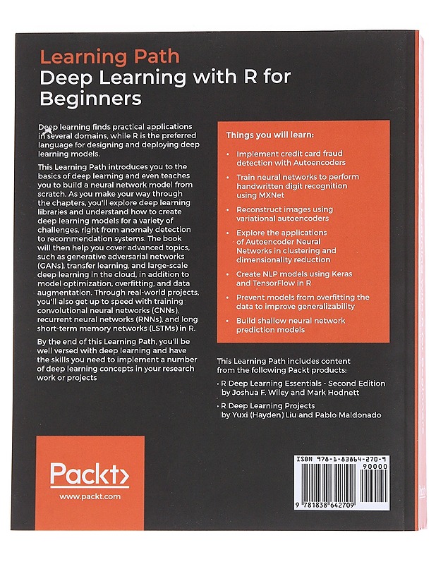 Learning path deep learning with R for beginners -  - Tietokirjat ja oppaat - 10105559240 - 1