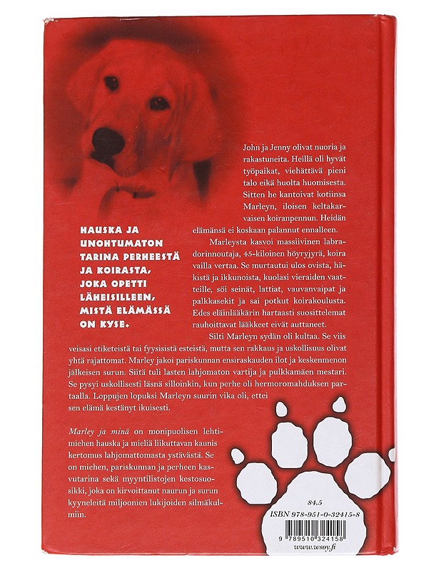 Marley ja minä - Grogan, John - Elämäkerrat ja muistelmat - 10105559283 - 1