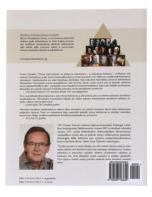 Tieteen lyhyt historia - Tuomo Suntola - Tietokirjat - 10105559296 - 1