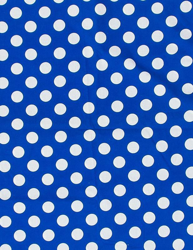 POPPY Polka Dot puuvillakangas, 140x290 cm - Kankaat - 10105559351 - 0