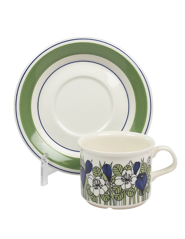ARABIA Krokus kahvikuppi ja aluslautanen - Designsuosikit - 10105559354 - 0