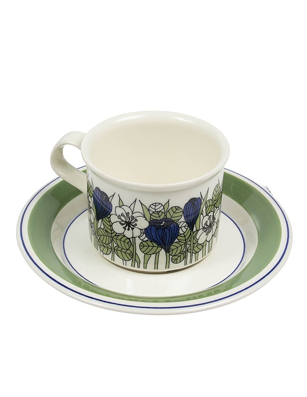 ARABIA Krokus kahvikuppi ja aluslautanen - Designsuosikit - 10105559354 - 1