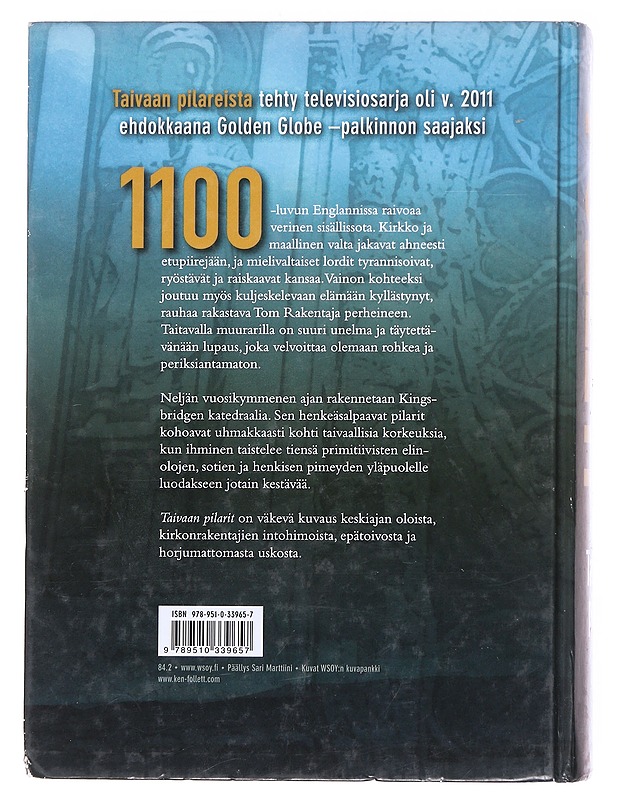Taivaan pilarit - Follett, Ken - Jännitys ja dekkarit - 10105559390 - 1