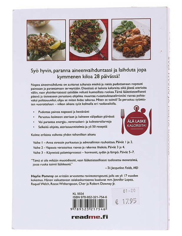 Nopea aineenvaihdunta / syö hyvin ja polta rasvaa - Pomroy, Haylie - Ruokakirjat - 10105559470 - 1