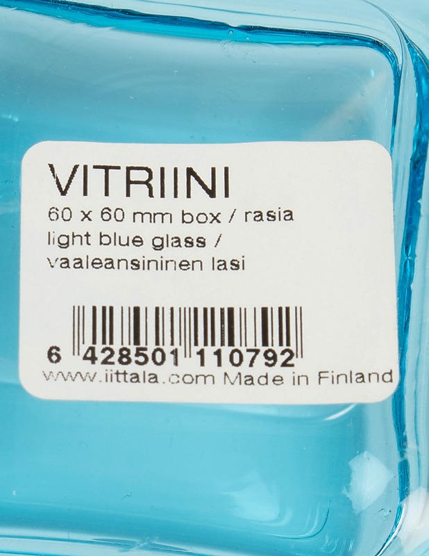IITTALA Vitriini rasia, 60x60 mm, vaaleansininen - Designsuosikit - 10105559472 - 4
