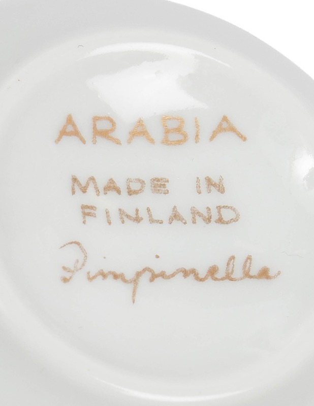 ARABIA Pimpinella mokkakuppi ja lautanen - Designsuosikit - 10105559491 - 2
