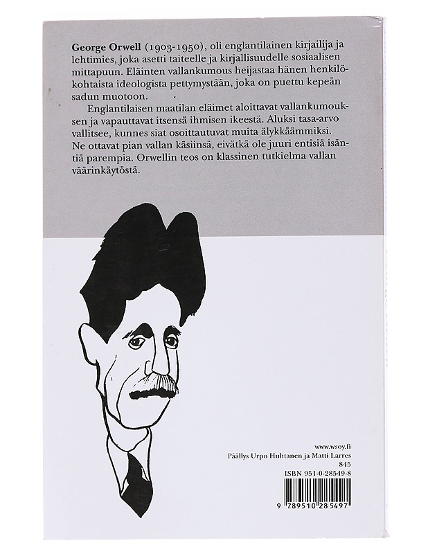Eläinten vallankumous - Orwell, George - Fantasia- ja scifi - 10105559526 - 1