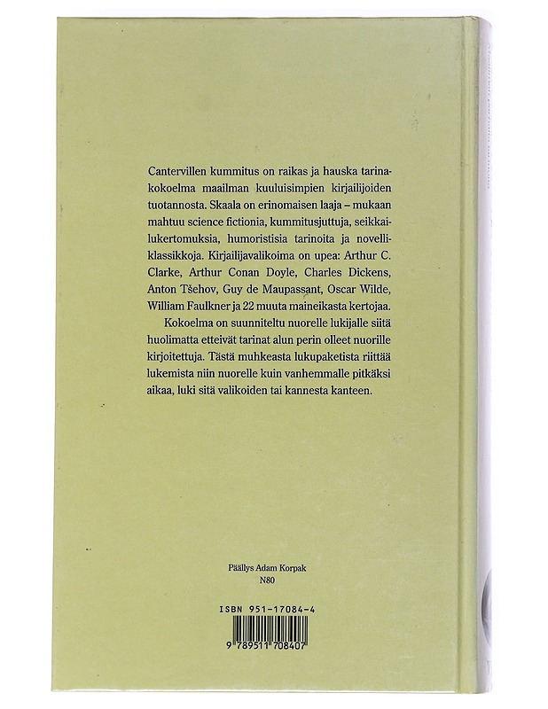 Cantervillen kummitus : maailman parhaita tarinoita - Kerttu Manninen - Romaanit ja novellit - 10105559547 - 1