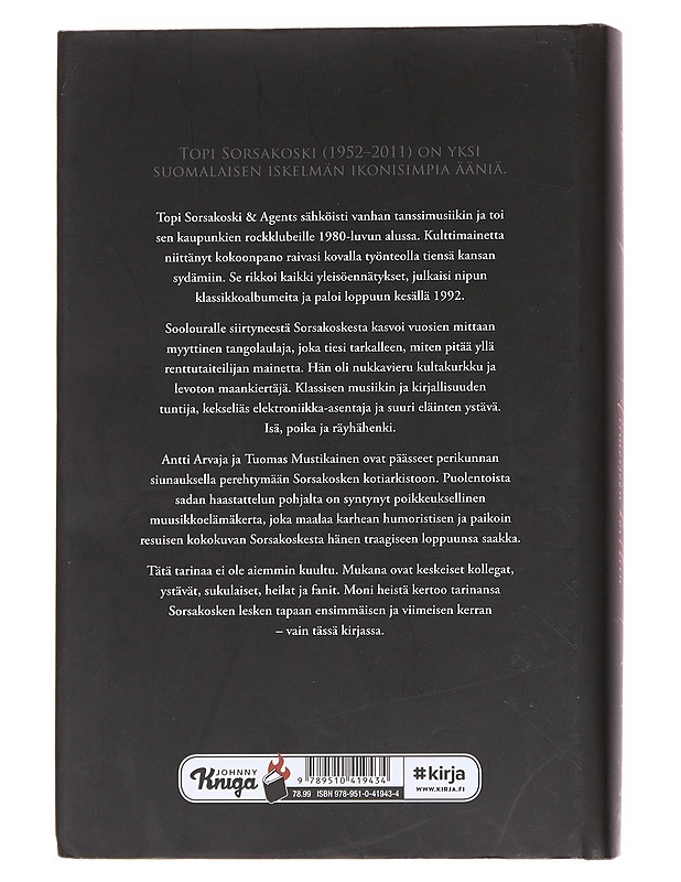 Topi Sorsakoski / viimeiseen korttiin - Arvaja, Antti - Elämäkerrat ja muistelmat - 10105559573 - 1