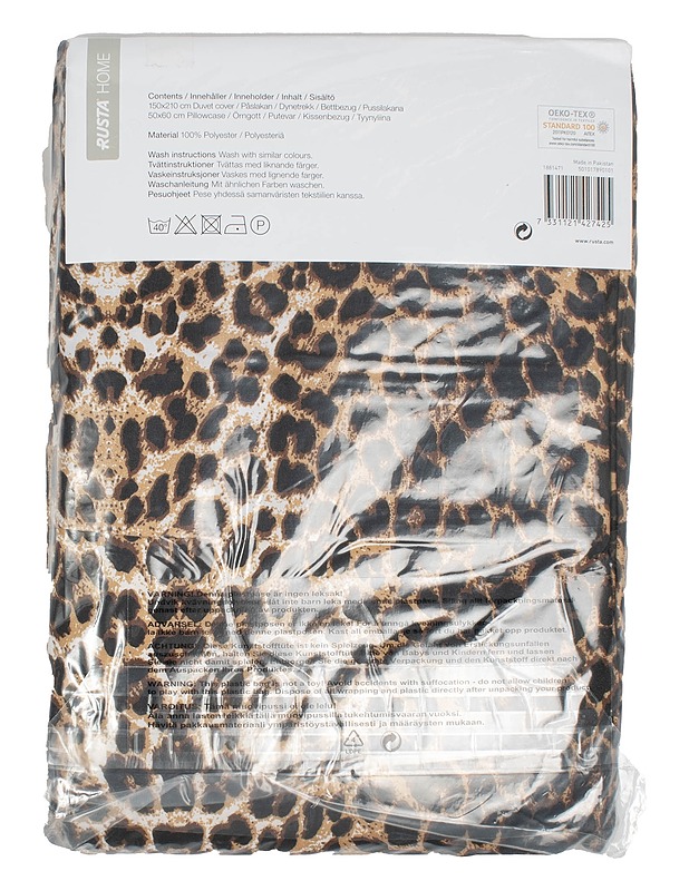 RUSTA Home pussilakanasetti, 150x210 cm + 50x60 cm - Liinavaatteet - 10105559634 - 1