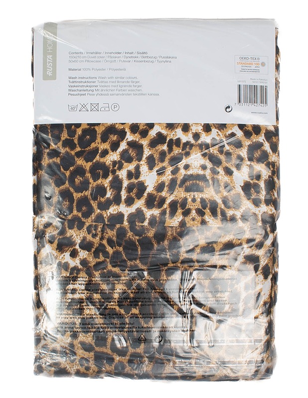 RUSTA Home pussilakanasetti, 150x210 cm + 50x60 cm - Liinavaatteet - 10105559639 - 1