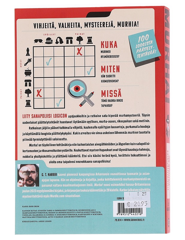 Murha! / 100 mysteeriä nojatuolietsiville - Karber, G. T. - Tietokirjat ja oppaat - 10105559643 - 1