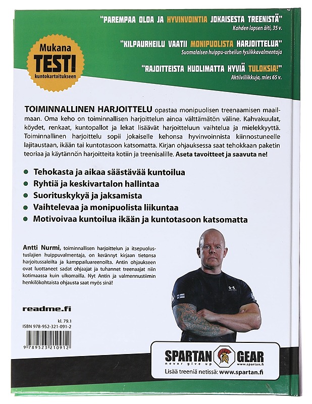 Toiminnallinen harjoittelu : monipuolisen treenaajan opas - Nurmi, Antti - Tietokirjat ja oppaat - 10105559697 - 1