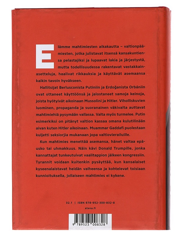 Mahtimiehet / tyrannien nousu, uho ja tuho - Ben-Ghiat, Ruth - Historiakirjat - 10105559727 - 1