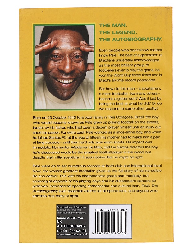 Pelé / The autobiography - Orlando Duarte - Elämäkerrat ja muistelmat - 10105559749 - 1