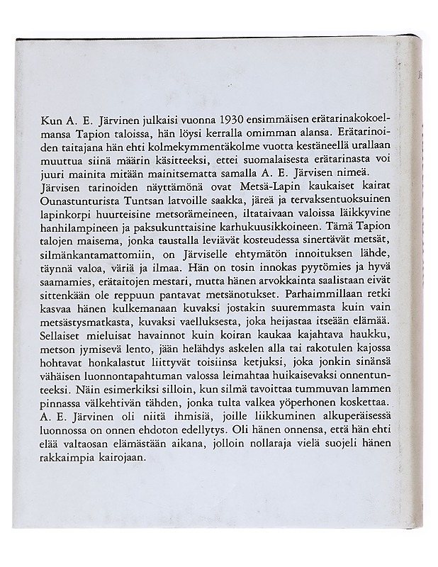 Valitut tarinat - A.E. Järvinen - Romaanit ja novellit - 10105559750 - 1