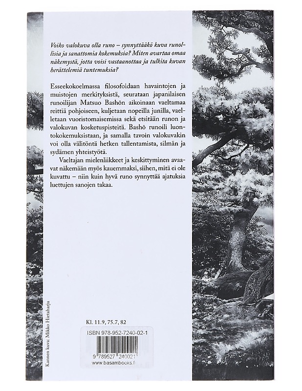 Kivilyhty tuulessa : vaeltelua runon ja valokuvan maisemissa - Mikko Hietaharju - Runot ja näytelmät - 10105559760 - 1
