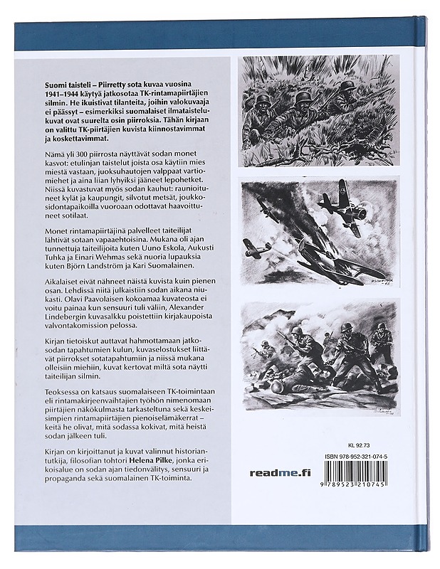 Suomi taisteli / piirretty sota - Pilke, Helena - Historiakirjat - 10105559796 - 1
