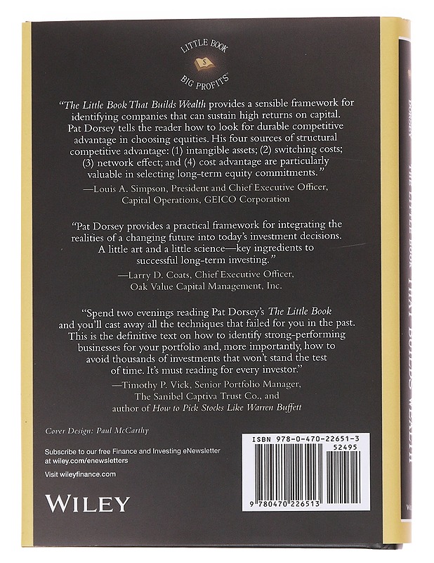 The Little Book That Builds Wealth - Dorsey, Pat - Tietokirjat ja oppaat - 10105559835 - 1