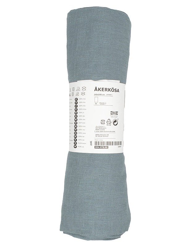 IKEA Åkerkösa sininen pöytäliina, 145x240 cm - 1kpl - Pöytäliinat - 10105559935 - 0