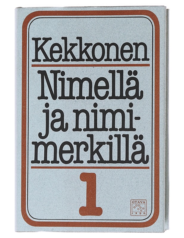 Nimellä ja nimimerkillä / 1 & 2 - Kekkonen, Urho - Elämäkerrat ja muistelmat - 10105559965 - 0
