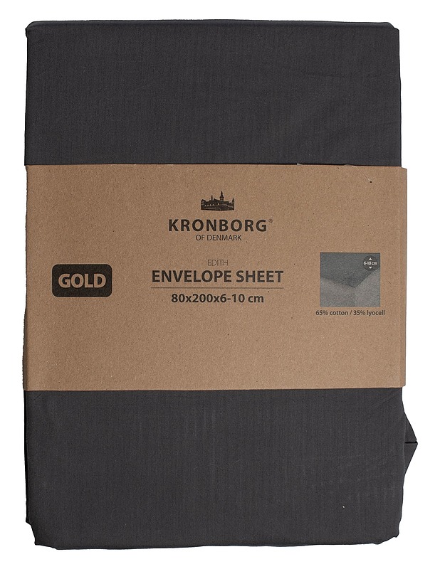 JYSK KRONBORG Sijauspatjalakana tummanharmaa, 80x200 cm - Liinavaatteet - 10105559969 - 0