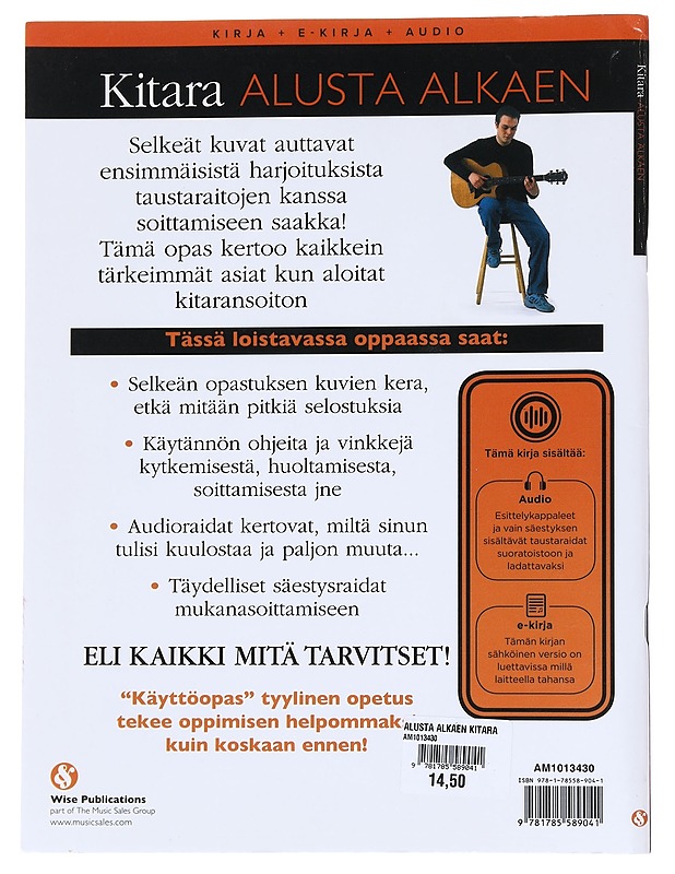 Kitara / alusta alkaen - Dick, Arthur - Musiikki- ja elokuvakirjat - 10105559992 - 1