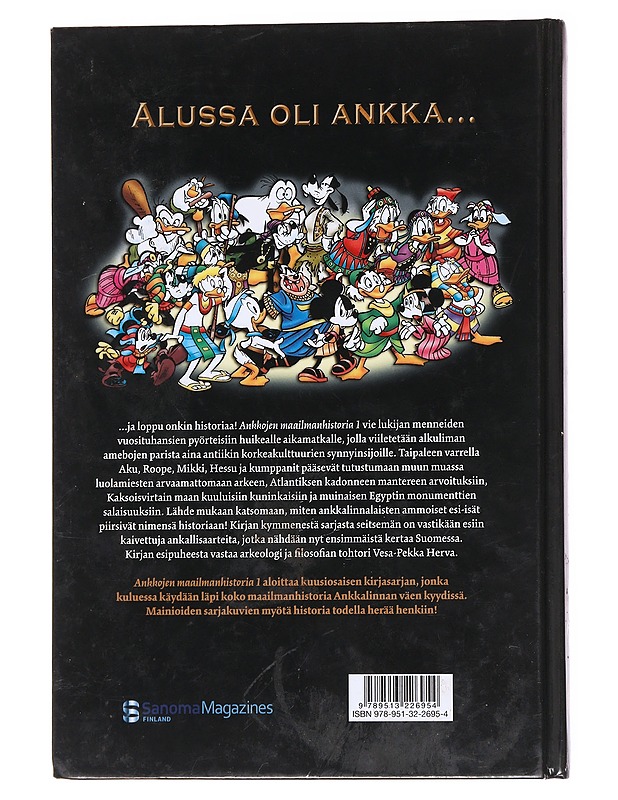 Ankkojen maailmanhistoria 1 /  Esihistoria ja varhaiset korkeakulttuurit - Ahonen, Kirsi - Sarjakuvat - 10105560054 - 1