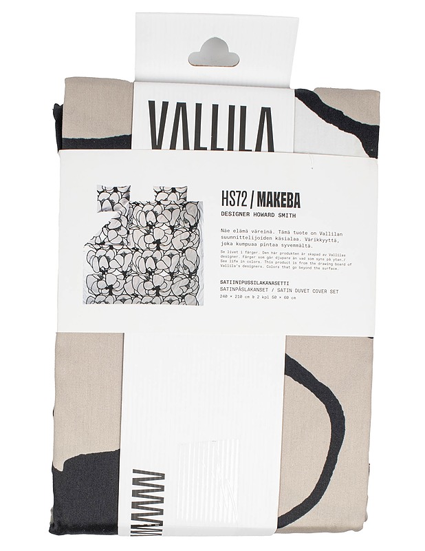 VALLILA Satiinipussilakanasetti, 240x210 cm + 50x60 cm - Designsuosikit - 10105560137 - 0