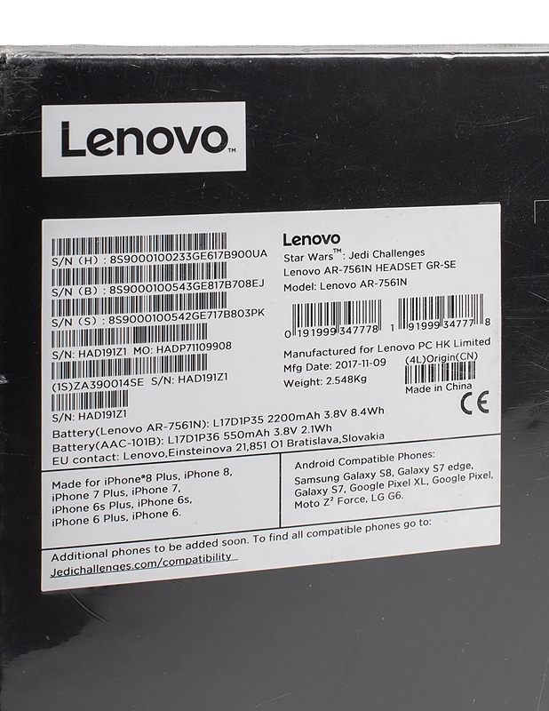LENOVO AR-7561N VR-lasit - Viihde-elektroniikka - 10105560201 - 3