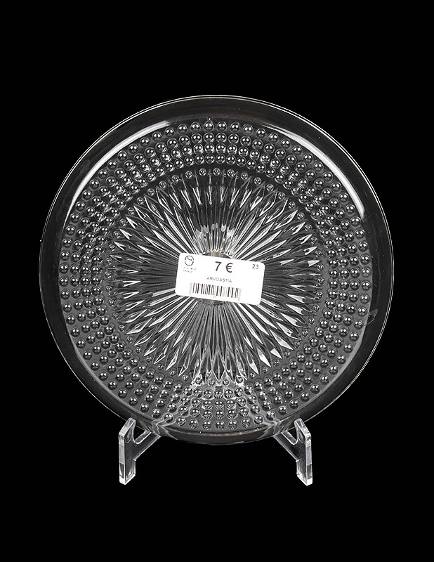 RIIHIMÄEN LASI Barokki lasilautanen - Designsuosikit - 10105560227 - 1
