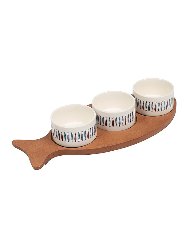 SAGAFORM tarjoilusetti, 4 osaa - Lautaset ja kulhot - 10105560222 - 0