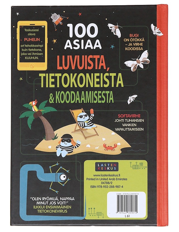 100 asiaa luvuista, tietokoneista & koodaamisesta - James, Alice - Lastenkirjat - 10105560231 - 1