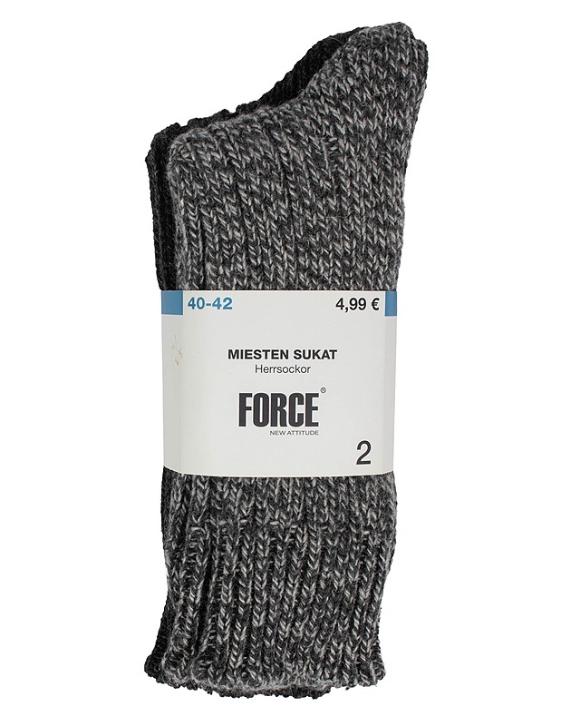 FORCE miesten sukat, 40-42 - Asusteet - 10105560282 - 0