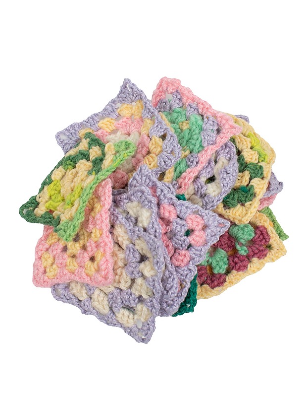 Isoäidin Neliöt, 8x8 cm - 16 kpl - Käsityö - 10105560286 - 0