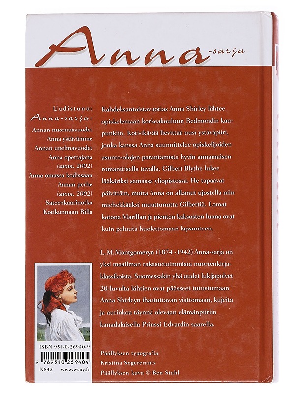 Annan unelmavuodet - Montgomery - Historiakirjat - 10105560295 - 1