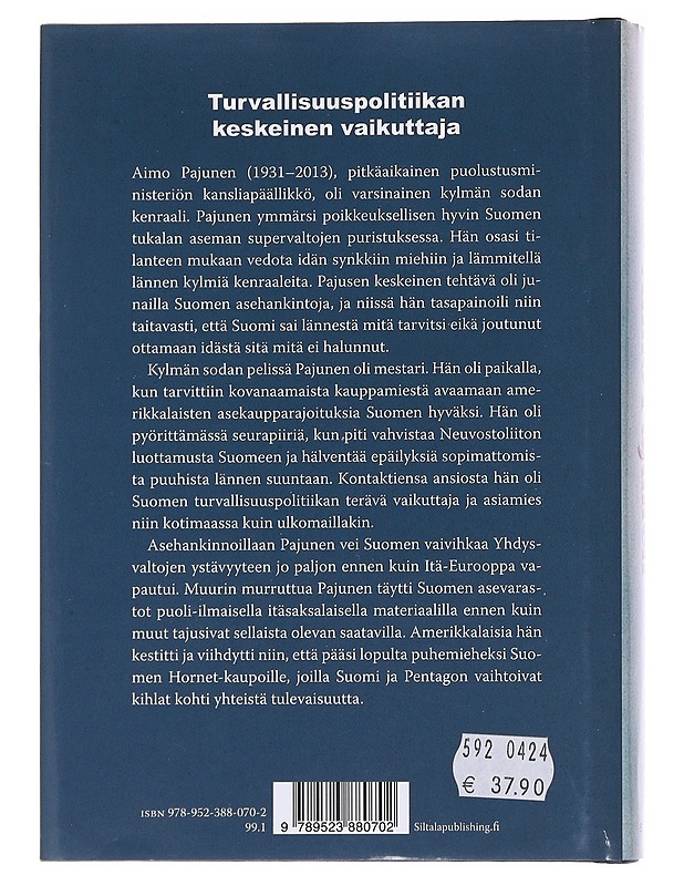 Aimo Pajunen : kylmän sodan kenraali - Henrik Tala - Elämäkerrat ja muistelmat - 10105560296 - 1