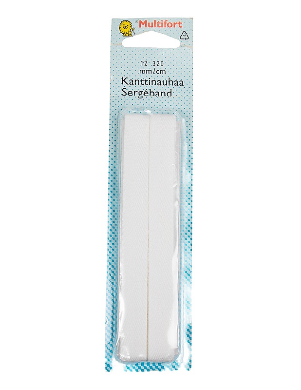 MULTIFORT kanttinauha, 12mm x 320 cm - Ompelu - 10105560315 - 0