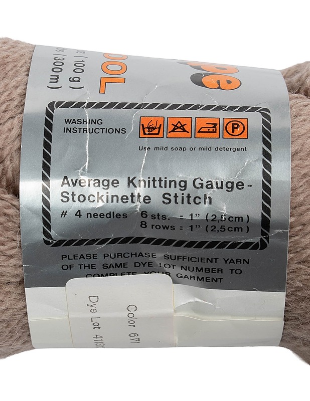 RONDO Shetland type vaaleanruskea lanka, 100g - Käsityö - 10105560330 - 1