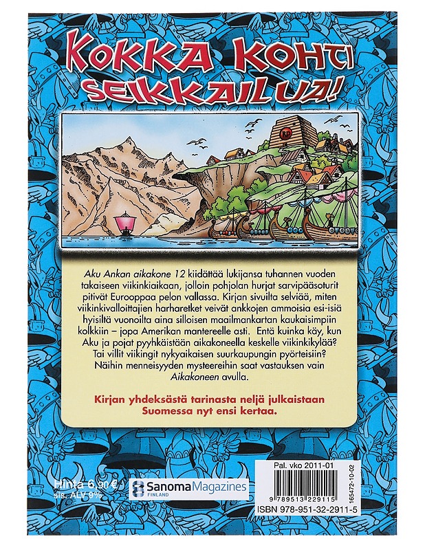 Walt Disney : Aku Ankan aikakone / 12 Valloittavat viikingit - Kastari, Anna - Sarjakuvat - 10105560345 - 1