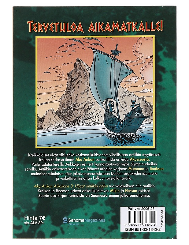 Walt Disney : Aku Ankan aikakone / 3 Uljaat antiikin Ankat - Disney, Walt - Sarjakuvat - 10105560350 - 1