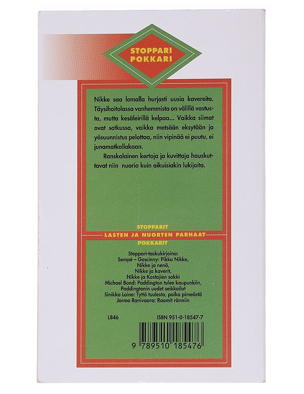 Nikke kesälomalla - Sempé, Jean-Jacques - Lastenkirjat - 10105560380 - 1