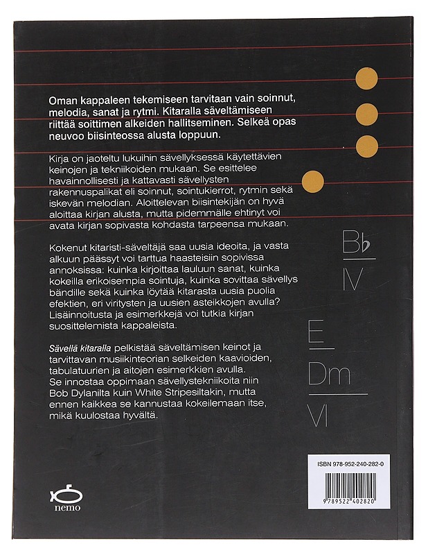 Sävellä kitaralla - Rooksby, Rikky - Musiikki- ja elokuvakirjat - 10105560395 - 1