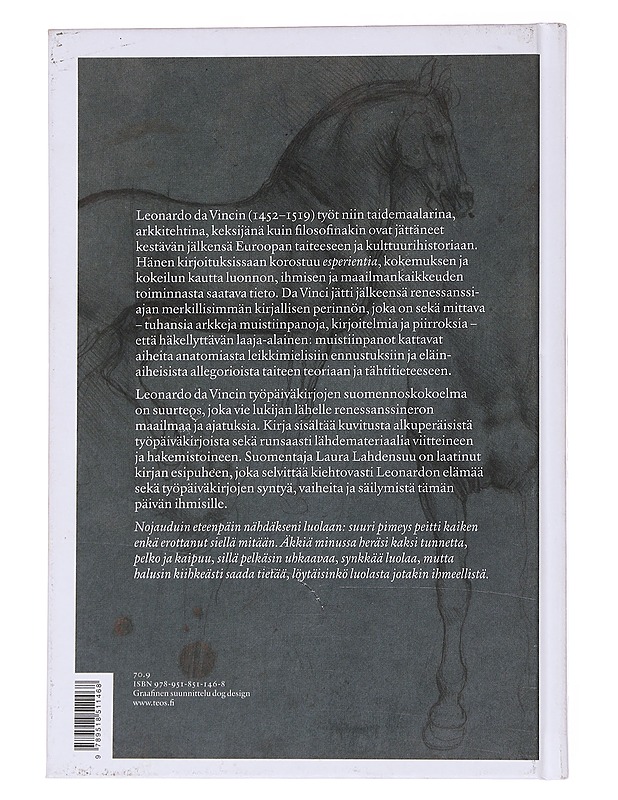 Työpäiväkirjat - Leonardo, da Vinci - Historiakirjat - 10105560450 - 1