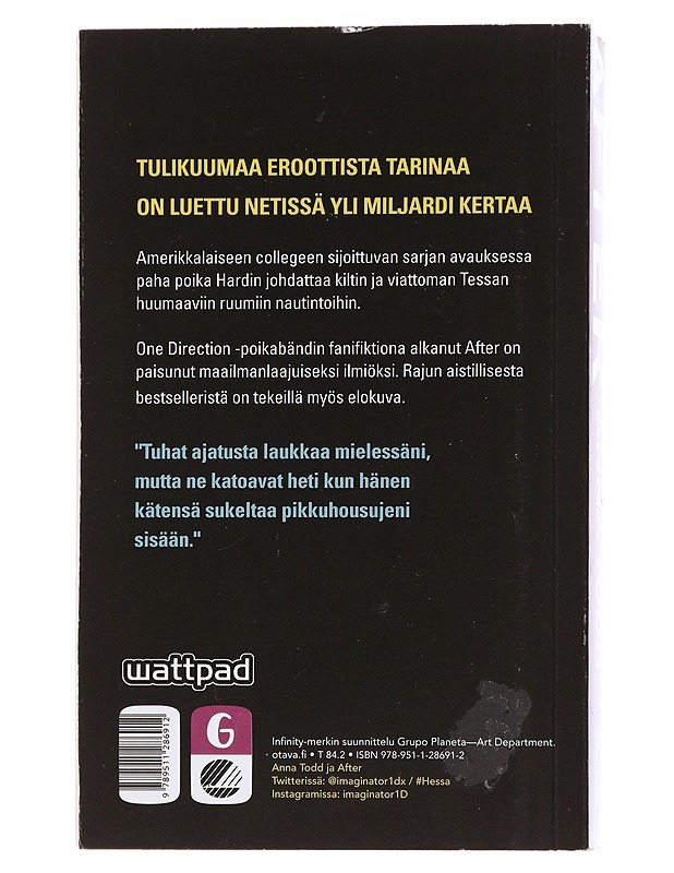 After - Todd, Anna - Romaanit ja novellit - 10105560481 - 1