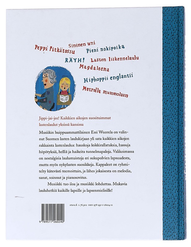 Suomen lasten laulukirja - Wuorela, Essi - Musiikki- ja elokuvakirjat - 10105560510 - 1