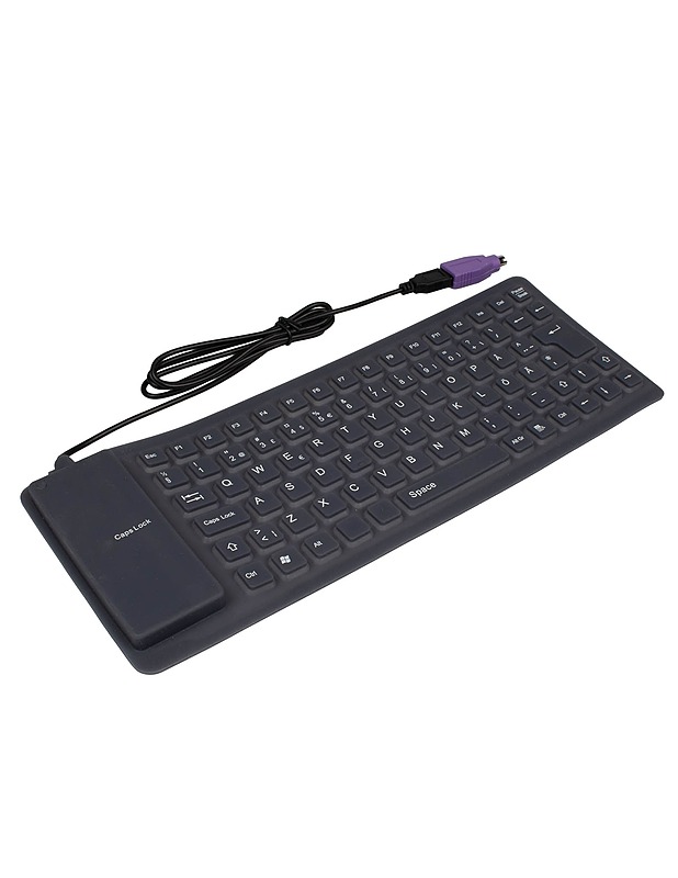 DELTACO Flexible Mini Keyboard FI/SE-layout taipuva näppäimistö - Tietokoneet - 10105560511 - 1
